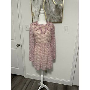Free People Ruffle Chiffon Dress